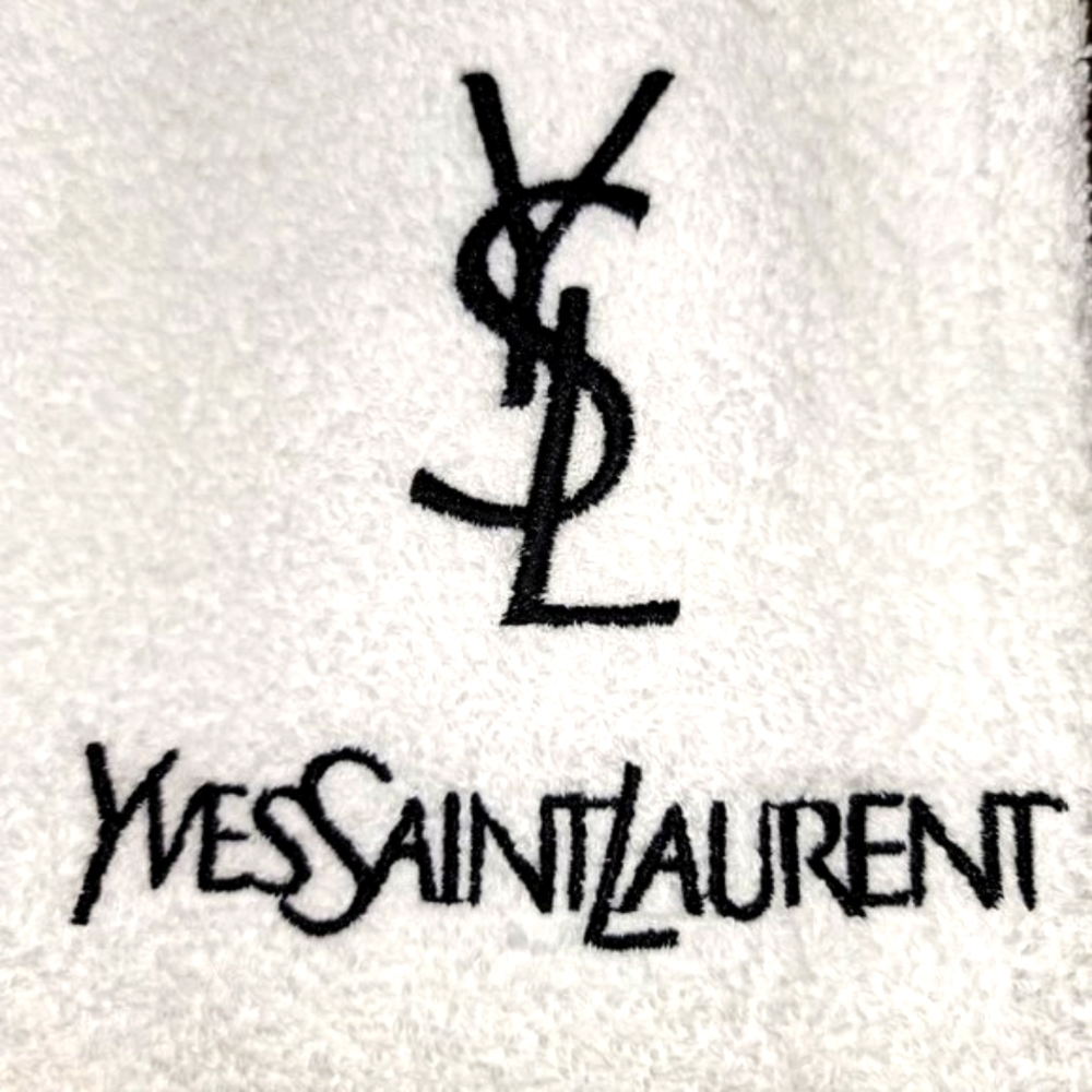 YSL Embroidered Hand Towel